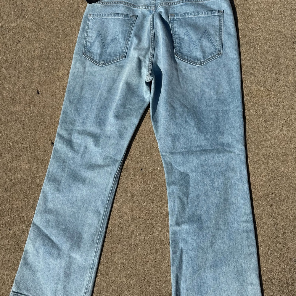 NWT MOTHER JEANS, size 33, The Tripper, Light Blue Denim Jeans